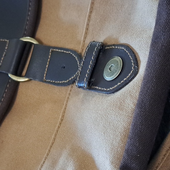 Eddie Bauer Vintage Canvas Adventurer Field Messenger Bag - Picture 11 of 14